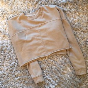 Nude Cropper Hoodie Missguided